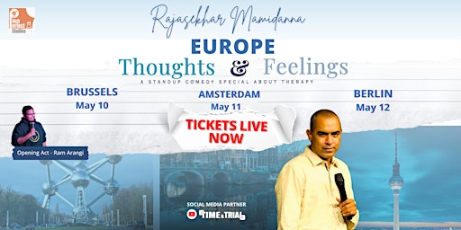 Imagen principal de Thoughts and Feelings - Standup special by Rajasekhar Mamidanna (Brussels)