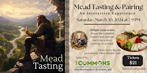 Imagem principal do evento Mead Tasting & Pairing: An Interactive Experience