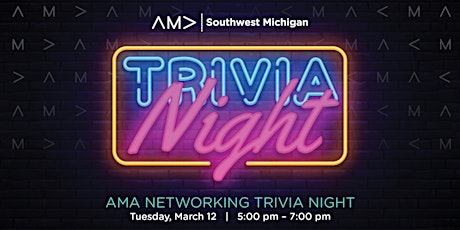 Image principale de AMA Networking Trivia Night