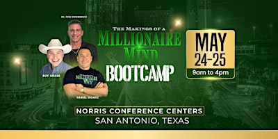 Primaire afbeelding van THE MAKINGS OF A MILLIONAIRE MIND BOOTCAMP