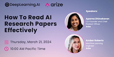 Imagem principal do evento How To Read AI Research Papers Effectively