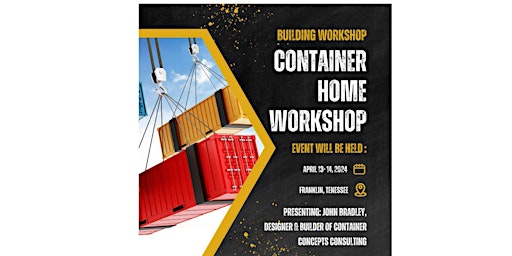 Imagem principal do evento Container Home Building Workshop