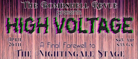 Image principale de The Bombshell Revue presents High Voltage