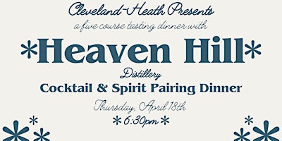 Heaven Hill 5 Course Tasting w/ Pairings  primärbild