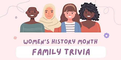 Image principale de Women's History Month- Family Sticker Book Trivia!