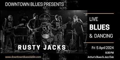 DTB Live Blues & Dancing with Rusty Jacks primary image