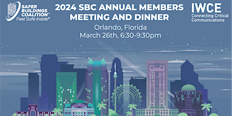 Image principale de 2024 Safer Buildings Coalition Members Reception, Dinner & Meeting