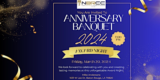 Immagine principale di NBRCC CORE 20th Anniversary Banquet & Special  Awards Night 