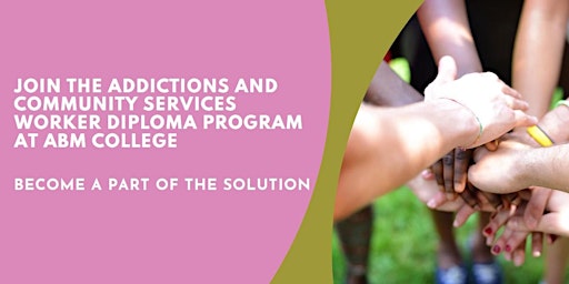 Addictions and Community Services Worker Diploma Canada - ABM College primary image