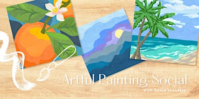 Hauptbild für Artful Painting Social (Paint and Sip)