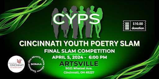 Imagem principal do evento Cincinnati Youth Poetry Slam