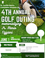 Imagen principal de Fr. Mario Tizziani 4th Annual Golf Outing benefiting the St. Cecilia Sports