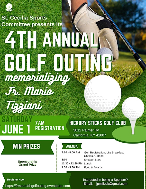 Fr. Mario Tizziani 4th Annual Golf Outing benefiting the St. Cecilia Sports