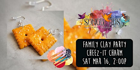 Family Clay Party at Songbirds- Cheez-It Charms primary image