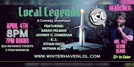 Local Legends: A Comedy Showcase!