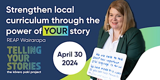 Hauptbild für Strengthen local curriculum through the power of your story (MASTERTON)