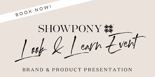 Showpony Brand Presentation Look & Learn - Savoy Salon Supplies primary image