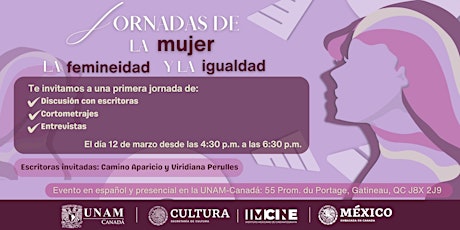 Hauptbild für Jornadas de la mujer, la femineidad y la igualdad.