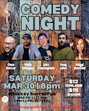 Comedy Night at Whiskey Barrel Pub