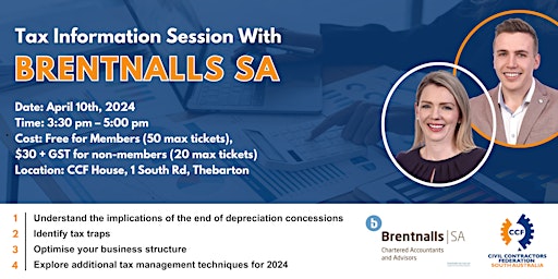 Imagem principal de Brentnalls Tax Information Session