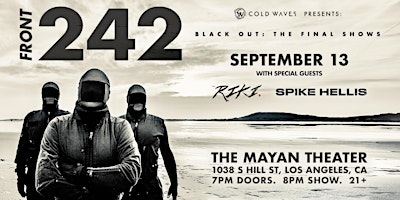 Primaire afbeelding van FRONT 242 - BLACK OUT: THE FINAL SHOWS