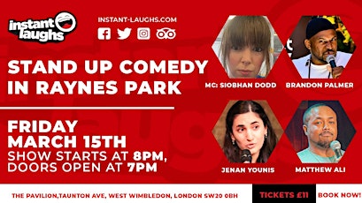 Imagen principal de Stand up comedy in Raynes Park