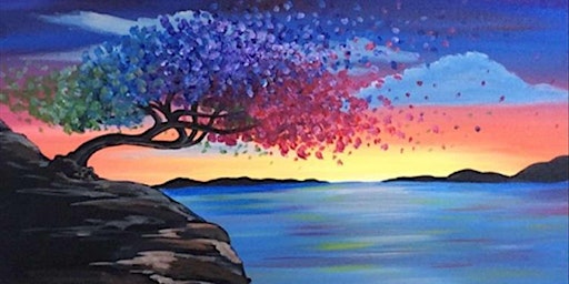 Imagem principal de Colorful Wind and a Romantic Scenery - Paint and Sip by Classpop!™