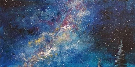 Magical Blue Milky Way - Paint and Sip by Classpop!™