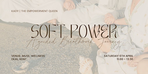 Imagem principal do evento SOFT POWER: A guided Breathwork journey