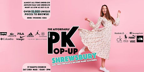 Shrewsbury's Affordable PK Pop-up - £20 per kilo! primary image