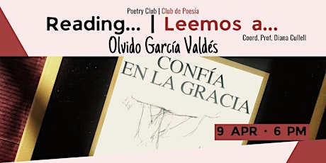 Imagem principal do evento Reading... Olvido García Valdés