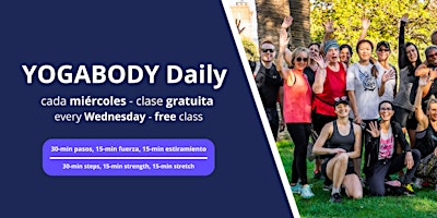 Imagem principal de YOGABODY Daily - Clases de fitness gratuitas / Free Fitness Group Class.