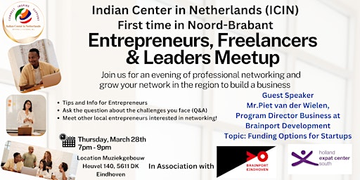 Imagem principal de Entrepreneurs, Freelancers  & Leaders Meetup