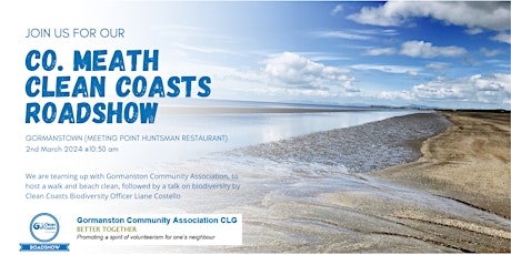 Clean Coasts Roadshow Meath - Gormanstown Walk, Beach Clean & Biodiversity primary image