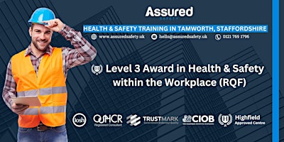 Highfield Level 3 Award in Health and Safety in the Workplace (RQF) 3 days primary image