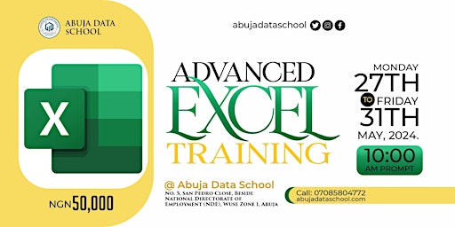 Primaire afbeelding van Advanced Excel Training for Corporate Professionals
