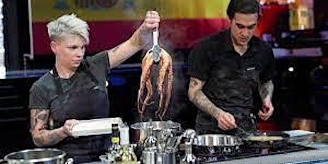 The cooking competition of extremely attractive chefs