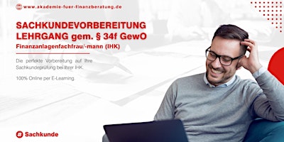 Imagen principal de Prüfungsvorbereitung  geprüfte/-r Finanzanlagenfachmann/-frau (IHK) § 34f