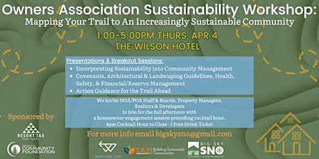 Owners Association Sustainability Workshop