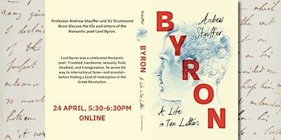 Hauptbild für Livestream of 'Treasures: Byron's life in letters'