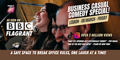 BUSINESS CASUAL COMEDY – Standup Comedy Special in English – Lisbon