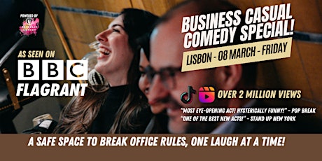BUSINESS CASUAL COMEDY - Standup Comedy Special in English - Lisbon primary image