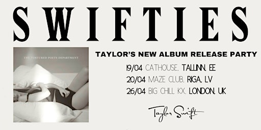 SWIFTIES (Album Release Party Riga)  primärbild