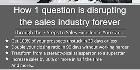 The Greatest Sales Question Ever Asked