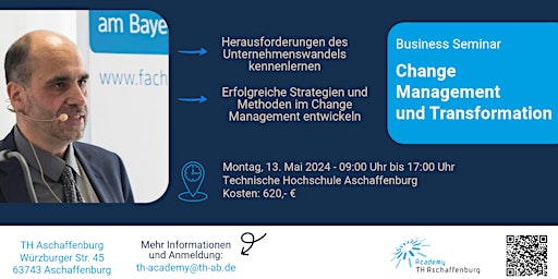 Imagem principal do evento Business Seminar: Change Management und Transformation