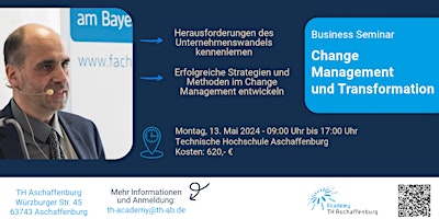 Hauptbild für Business Seminar: Change Management und Transformation