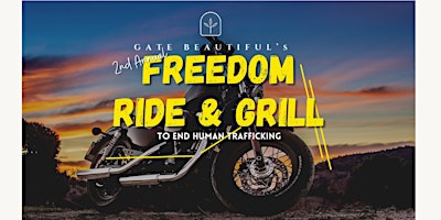 Primaire afbeelding van 2nd Annual Freedom Ride & Grill to End Human Trafficking