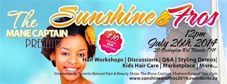 Sunshine & Fros - A Summer Natural Hair Event primary image