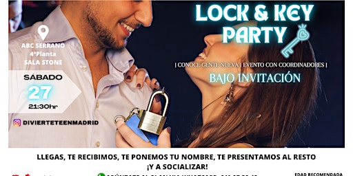 Image principale de FIESTA LOCK & KEY EN LA SALA STONE DEL ABC SERRANO.