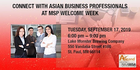 Connect with Asian Business Professionals at MSP Welcome Week primary image